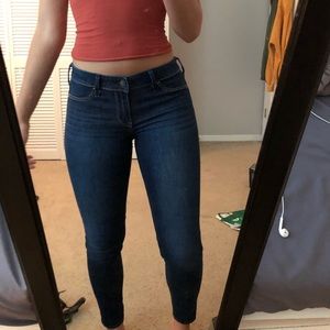Hollister Dark Wash Skinny Jeggings
